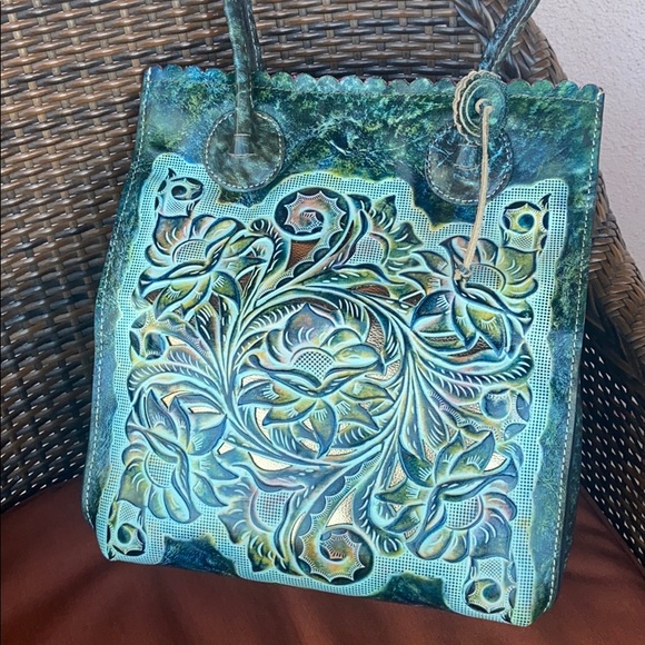 Patricia Nash Handbags - LAST ONE! New Patricia Nash Turquoise Cavo Tote